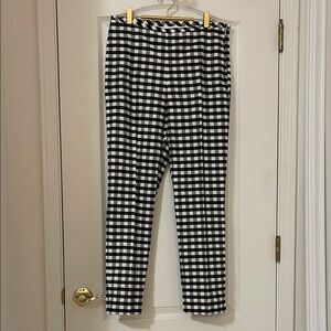 Talbots checkered pants size 6 NWT